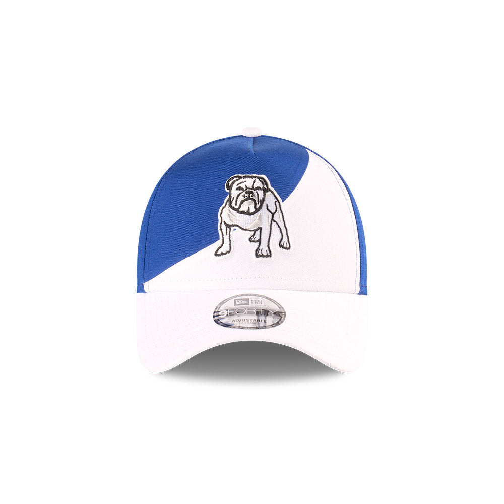 Canterbury-Bankstown Bulldogs Hat - 2025 Blue Flow 9Forty A-Frame NRL Snapback Cap - New Era